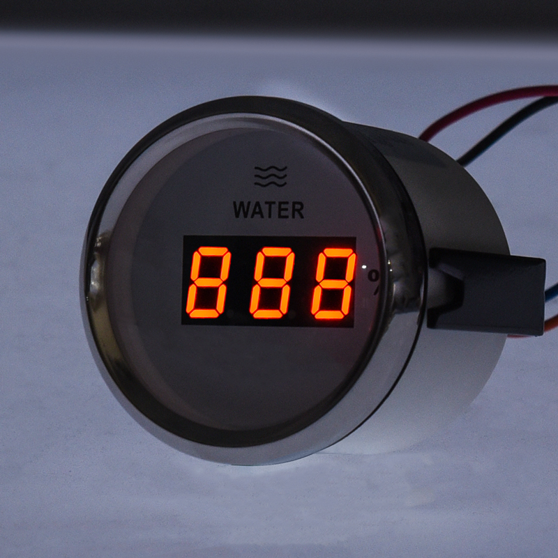 Auto Boot Water Tank Niveau Indicator 0 ~ 190 Ohm Digitale Water Niveau Gauge Voor 9 ~ 32V