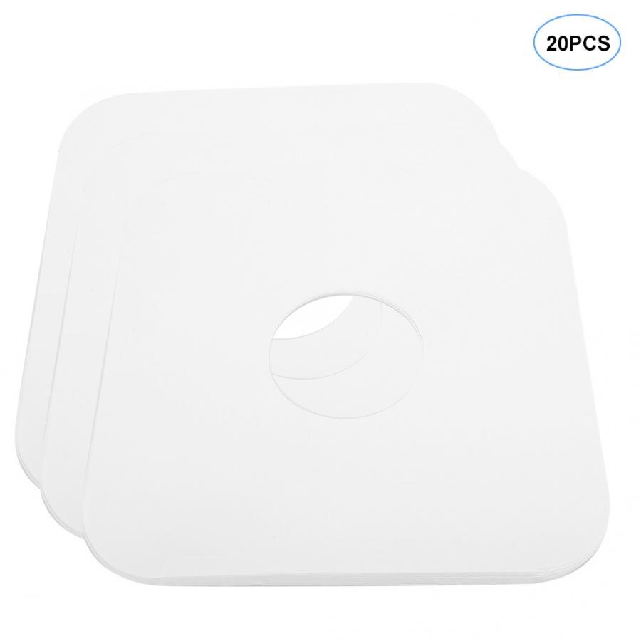 20PCS 12inch Vinyl Record Protecter White Plastic Bag Anti-Static CD Player Record Sleeves Protective Case Cover