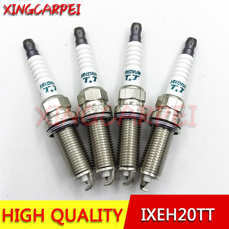 Bujía de iridio Dual IXEH20TT 4 Uds para NissanTeana 2.0L/2.5L para Renault Megane Fluence y Scenic 2.0L -