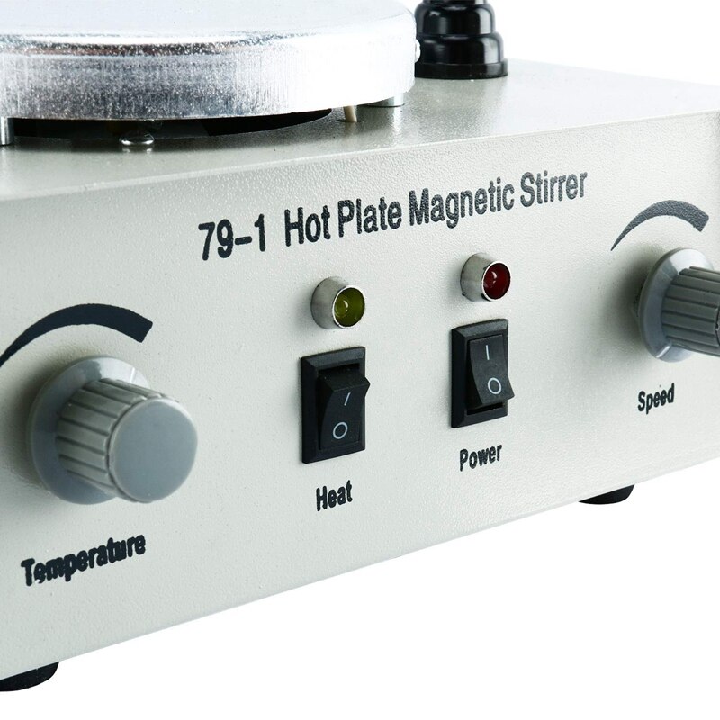 Toppvärme netic omrörare lab mixer maskin 1000ml platta netic omrörare lab dubbel kontroll mixer för omrörning eu plu