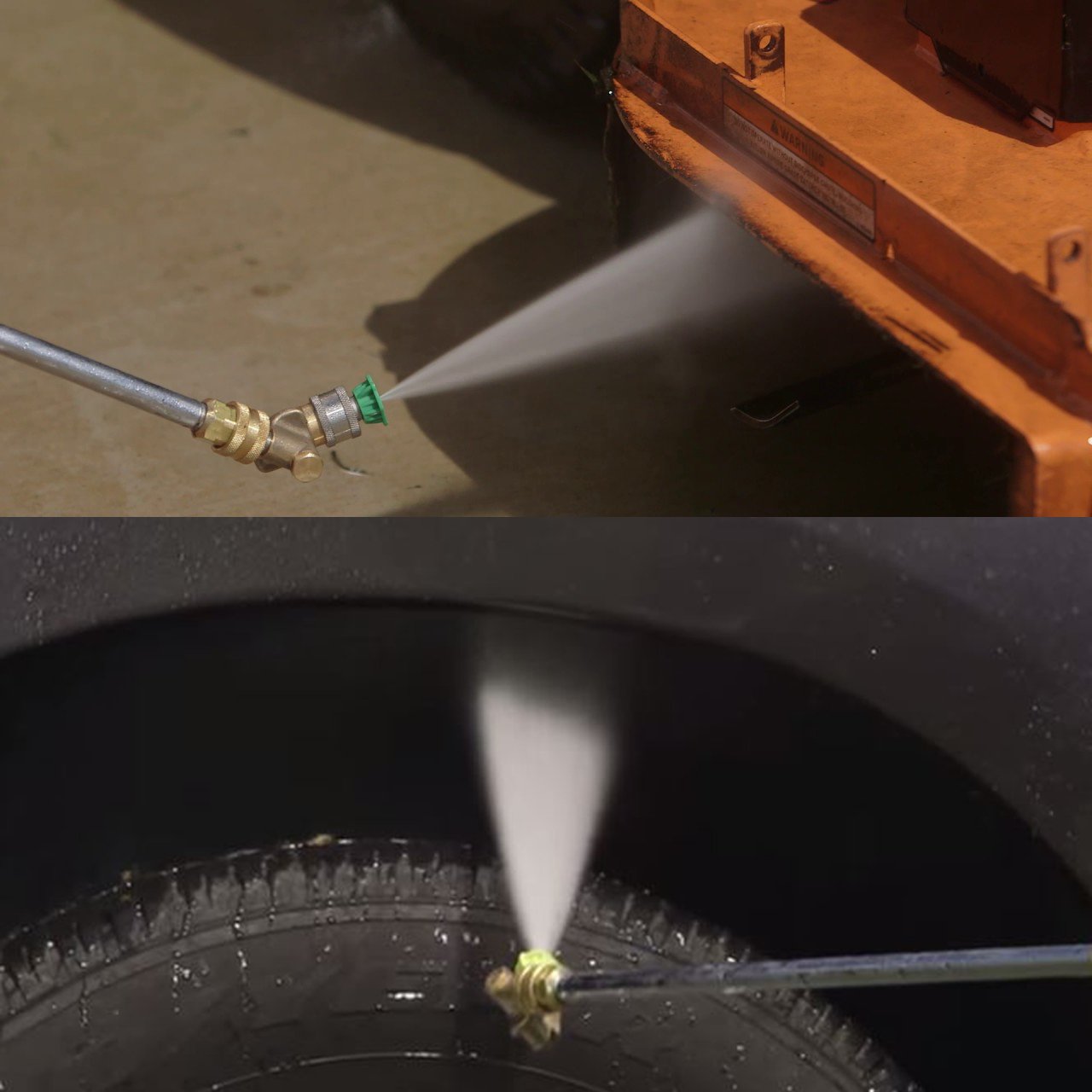 Pressure Washer Accessories Kit 7 Power Washer Spray Nozzle Tips 1/4 inch Quick Connecting Pivoting Coupler 4500 PSI