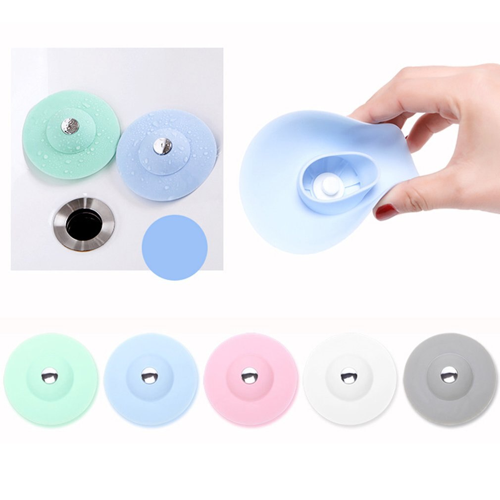Desodorante de silicona de goma que presiona la cubierta del drenaje del piso baño cocina lavabo redondo tapón del fregadero FILTRO DE ALCANTARILLADO