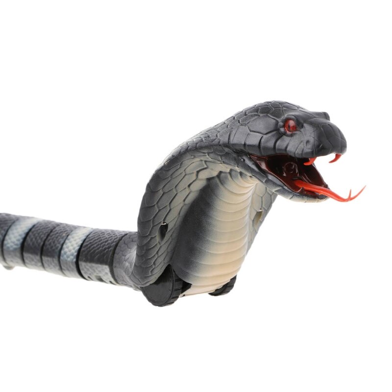 Newly Popular Control Snake Toy Cobra With Retractable Tongue Swinging Tail Doll