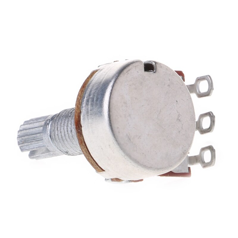 Potentiomètre B10K pour guitare électrique, Pot cannelé, effet basse, Volume d'ampli, 18mm, pièces d'arbre, accessoires