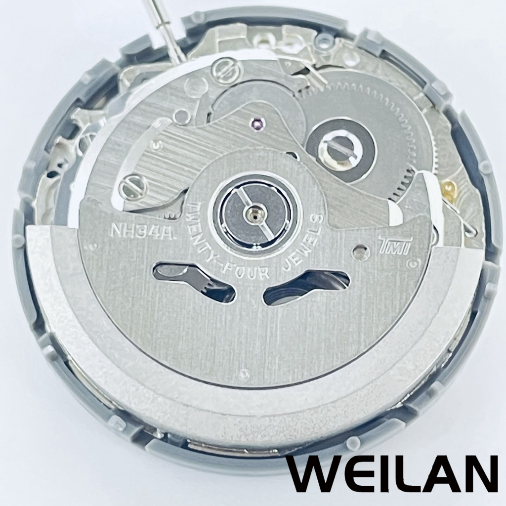 Movimiento de reloj NH34 GMT, fecha mecánica automática a las 3 en punto, herramienta de reparación de relojes de alta precisión con cuerda automática