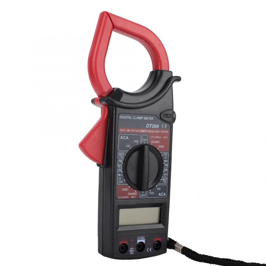 DT266 1000V/750V DC/AC Clamp Meter 200/1000A Ammeter Digital Multimeter with LCD Display Clamp Meter