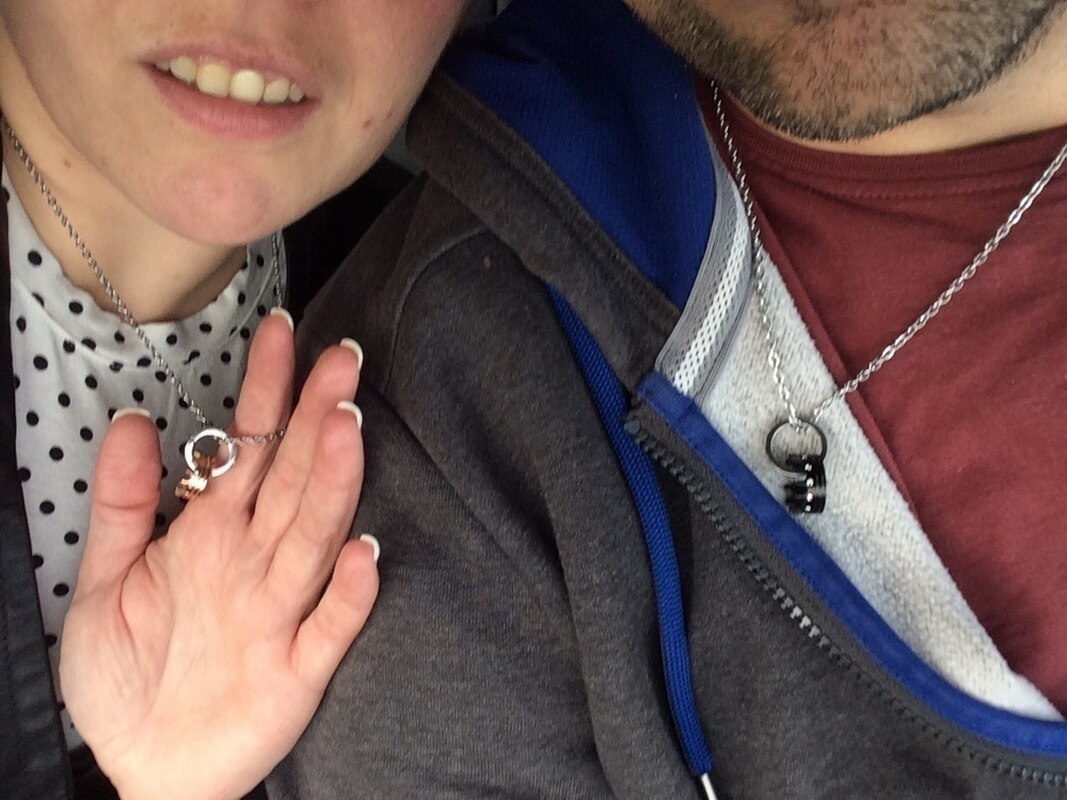 Kreative hoch Metall Krone Paar Ring Anhänger Halskette Romantische Liebe einstellen Schmuck