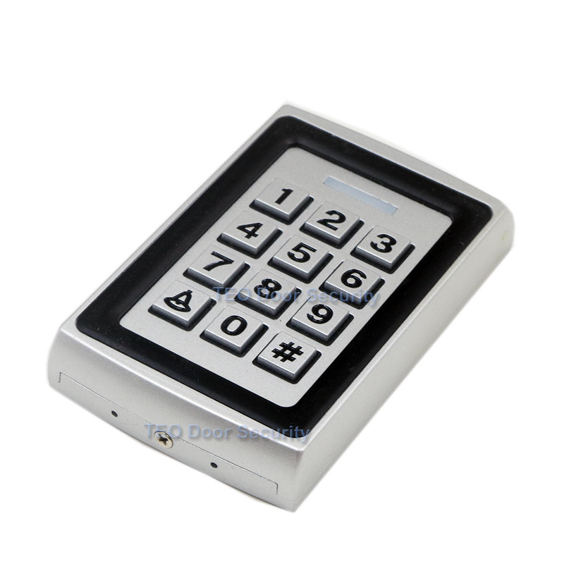 2000Users Matal Case Waterproof Door Access Control Controller Proximity RFID Reader with Keypad Built in Buzzer