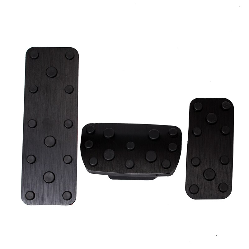 Voor Subaru Xv Forester Impreza At/Mt Aluminium Legering Voetpedaal Gaspedaal Gas Fuel Rempedaal Rust Pedaal Cover auto Styling: AT 3pcs