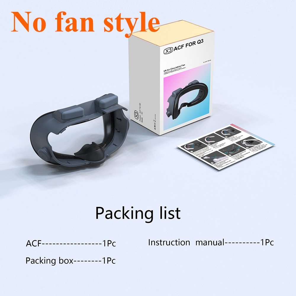 Cooling Fan For Meta Quest 3 Face Pad Active Ventilation Air Circulation Breathable Facial Interface VR Headset Cover Accessory: pink