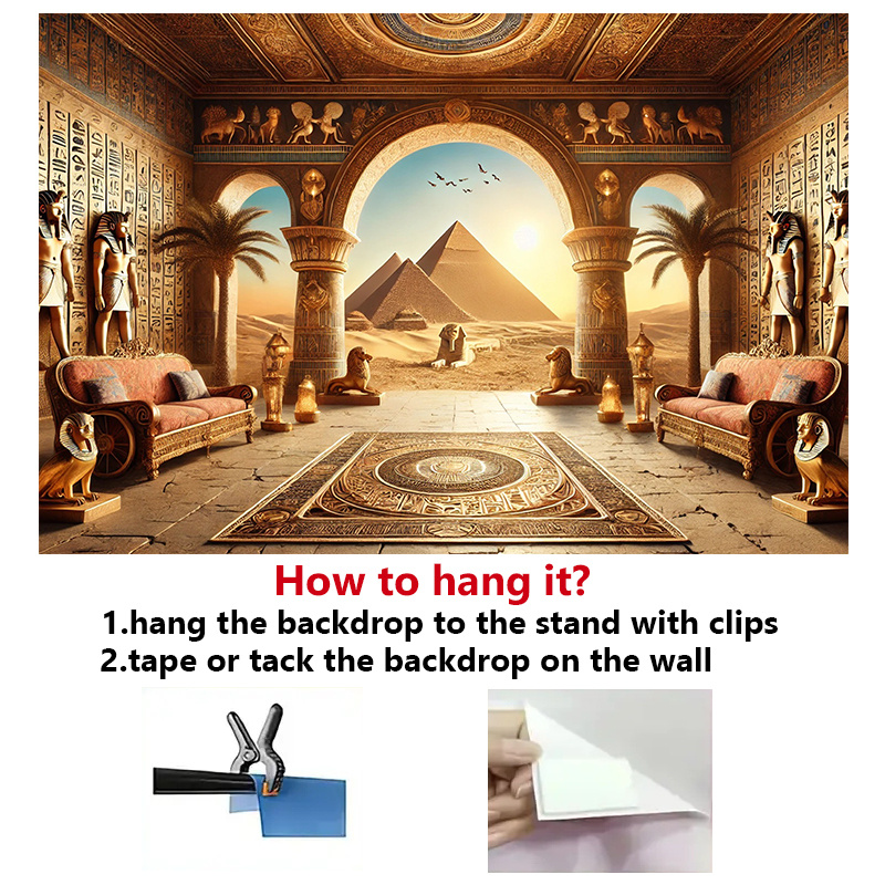 Scenery of the ancient Egyptian pyramids, suitable for wall decoration in living rooms, bedrooms and offices - S