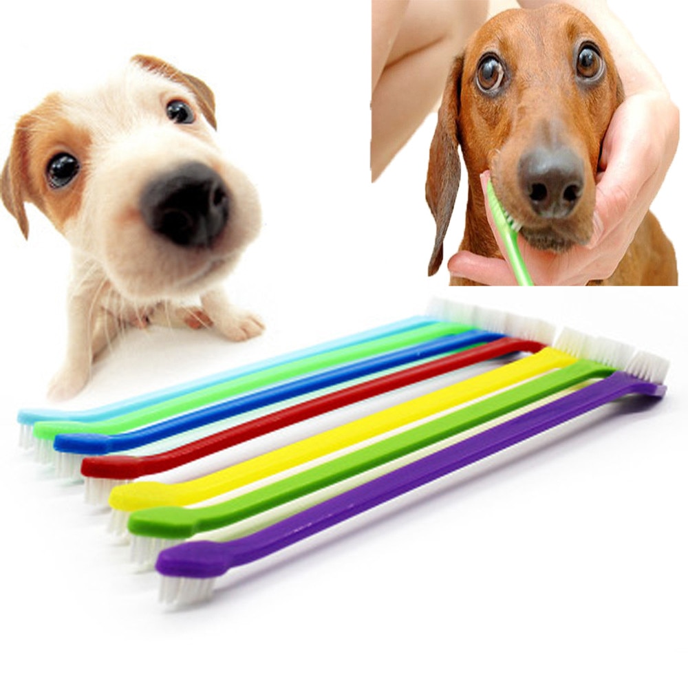 1pcs Pet Cat Dog Tooth Finger Brush Dentals Care For Pet Toothbrush Toothbrushes Rush Bad Breath Tartar Teeth Care Mascotas