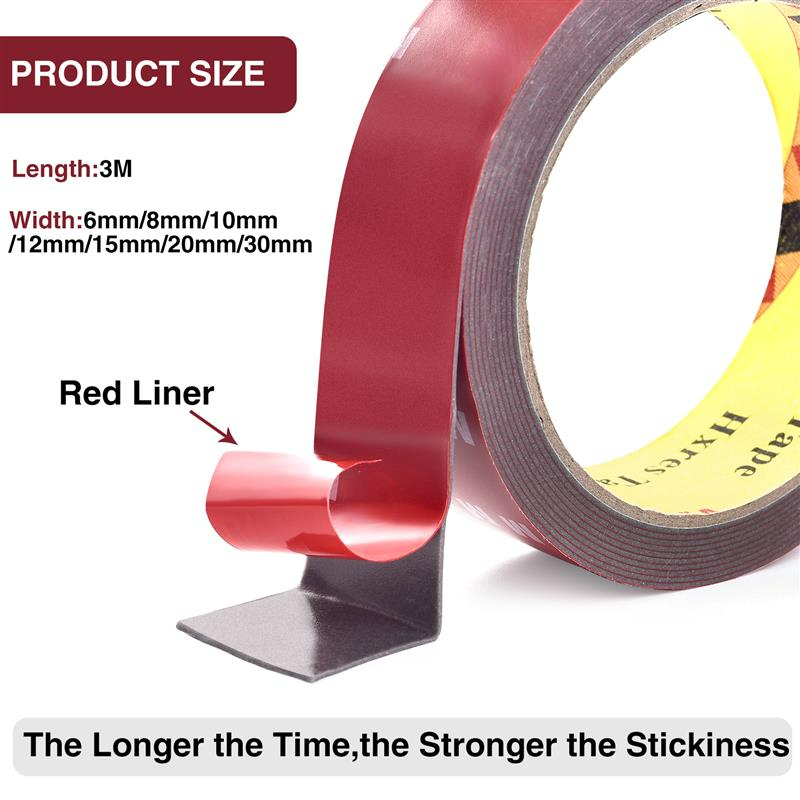 3M Extra Strong Double Sided Tape Adhesive Car Special Tear Off Without Leaving Traces High Viscosity For Mounting Fixing Sticky