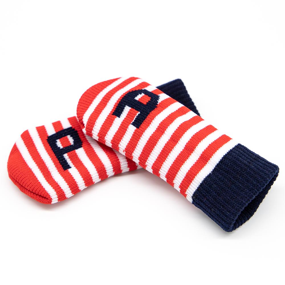 Knitted Golf Club Iron Headcover Golf Iron Head Covers Golf Wedges Head Covers Color 10pcs/Set