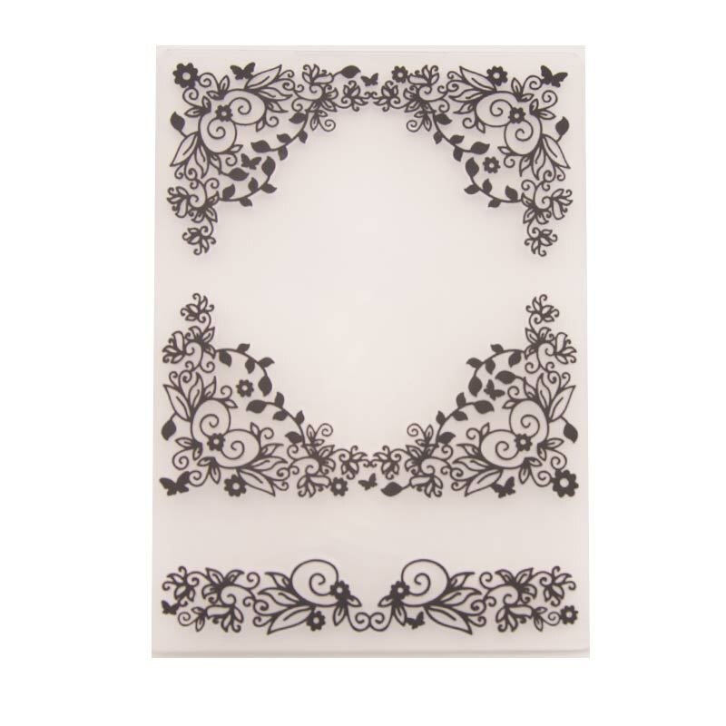 Plastic Embossing folders For Scrapbooking DIY Photo Album Card EM031