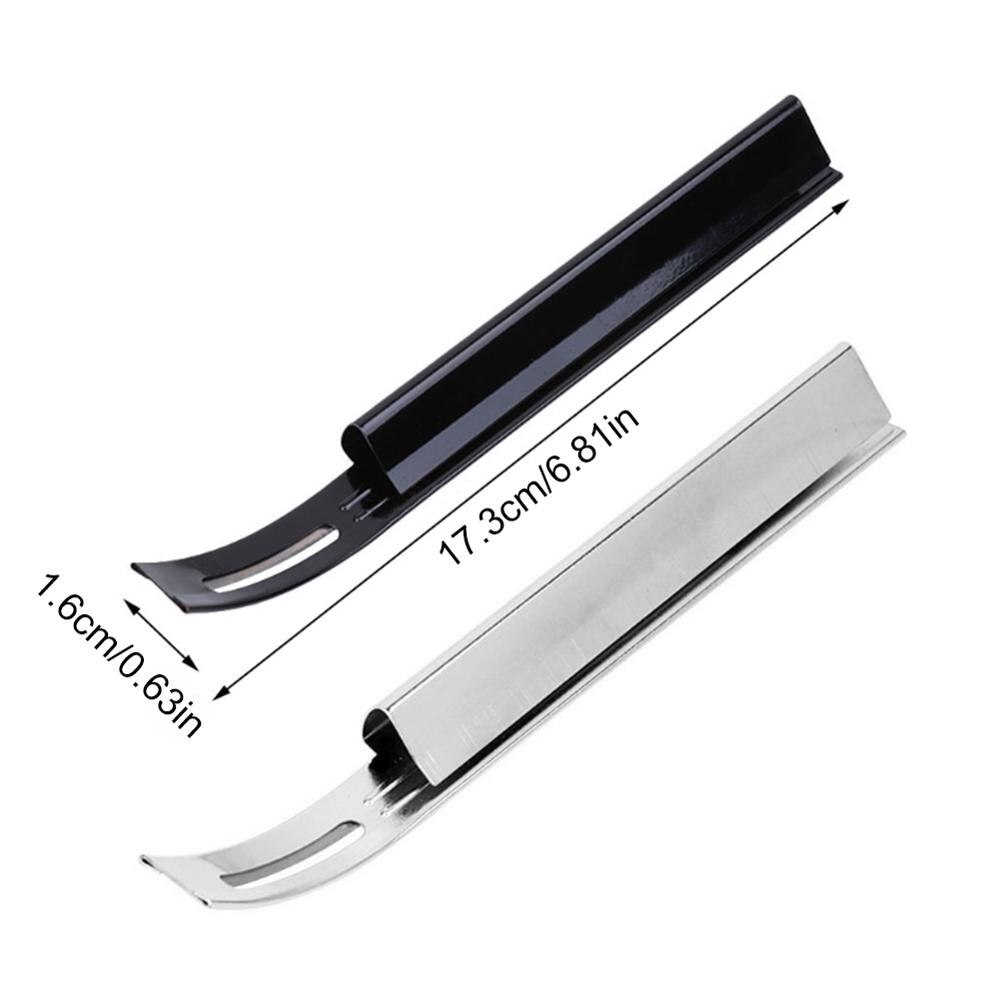 The skiving tool known as a safety beveler can be used to thin leather for various projects. But how do you use it correctly? Here's a quick insight into how this tool is designed to work, hopefully