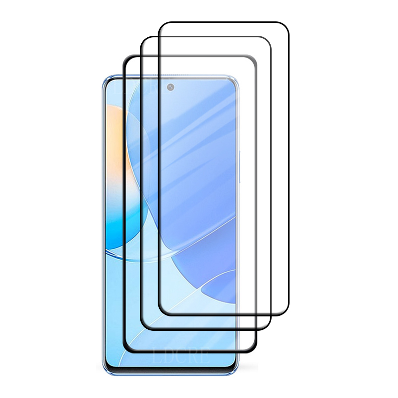 Pełna osłona szklana robić Huawei Nova 9 SE Szkło robić Huawei Nova 9 SE Szkło hartowane robić Huawei Nova 9 SE Szkło obiektywu: królewski niebieski
