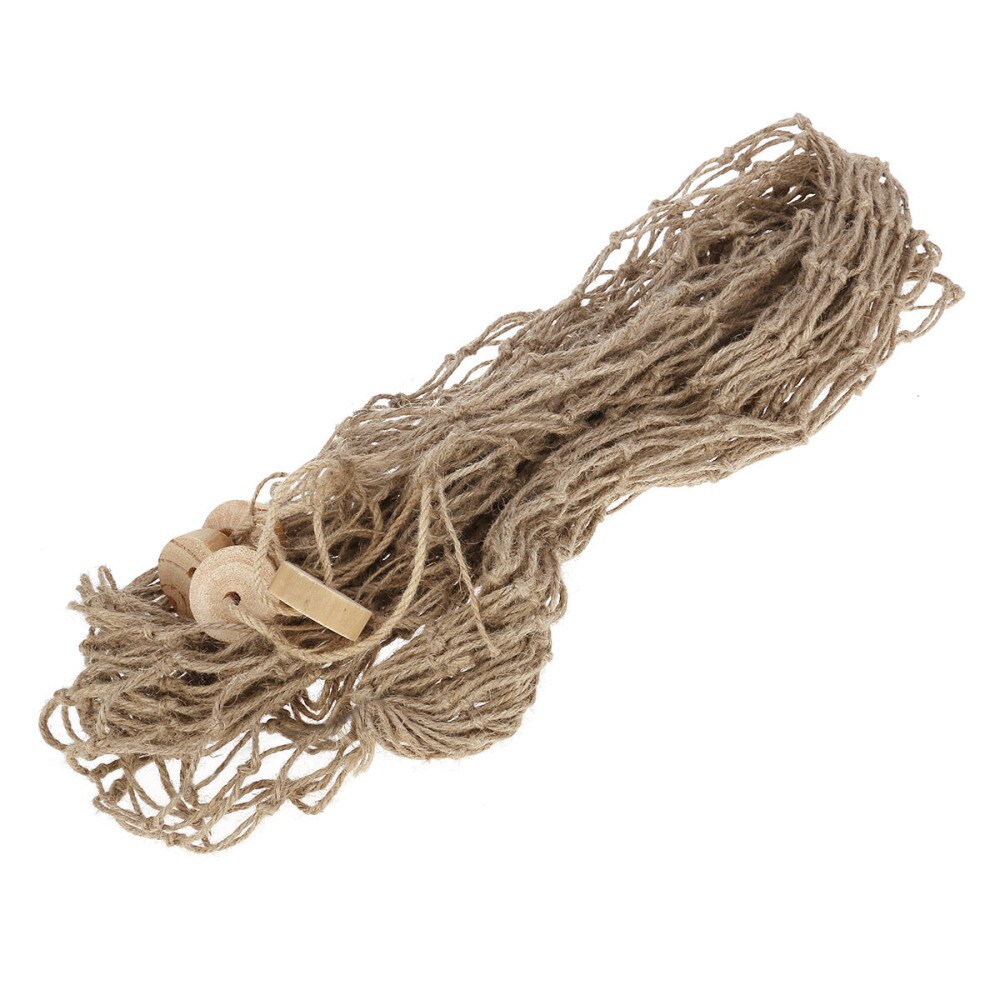 100*200Cm Mediterrane Stijl Decoratieve Vis Netting Marine Visnet Wanddecoratie Fotograferen Achtergrond