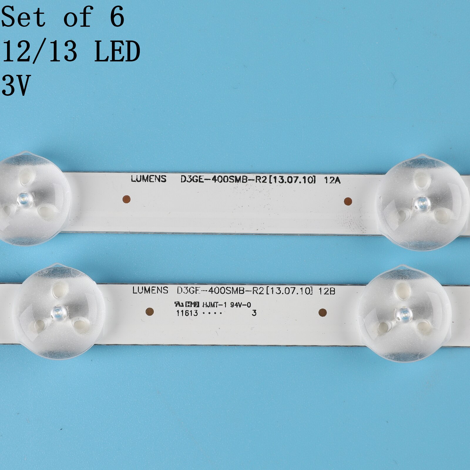 Bande de rétroéclairage LED pour Samsung, Kit de bandes de télévision