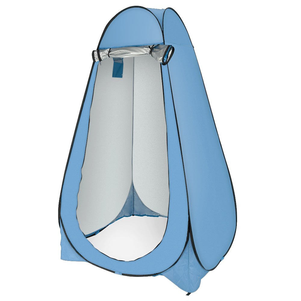 1.2*1.2*1.9m let opsætning øjeblikkelig pop up pod omklædningsrum privatliv telt bærbart udendørs brusebad telt camping toilet telt: Blå