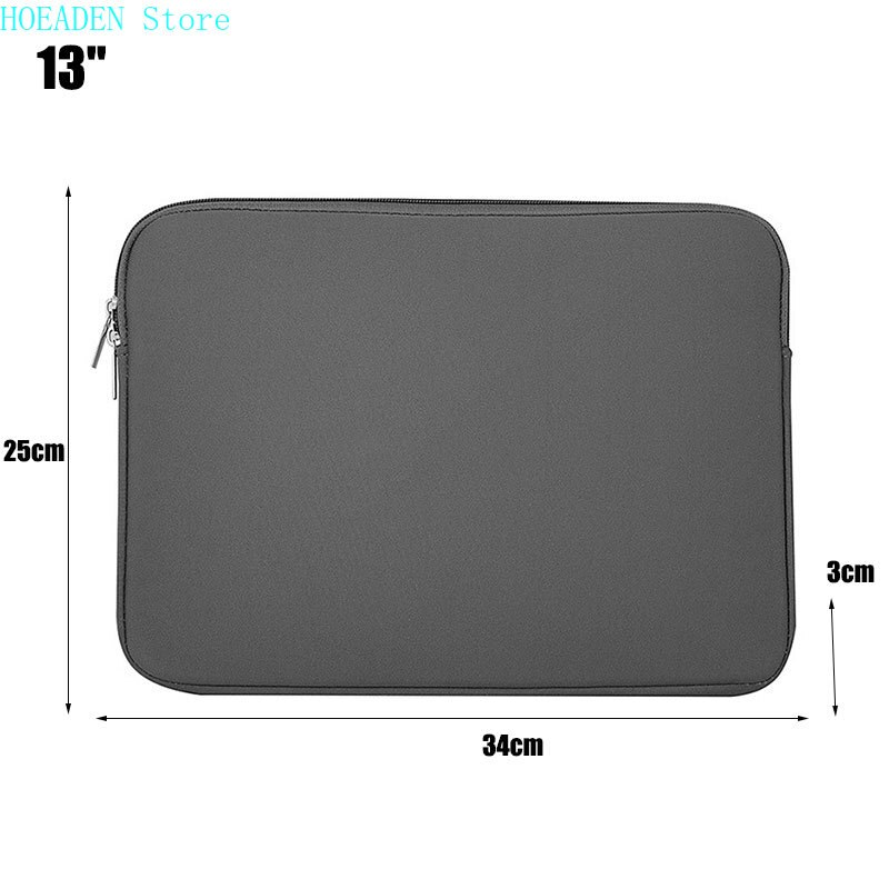Coque pour Ordinateur Portable et Tablette 12, 13, 14, 15 et 15,6 Pouces, Étui à Fermeture Éclair, Compatible avec Macbook AIR et PRO Retina: Gray 13 Inch