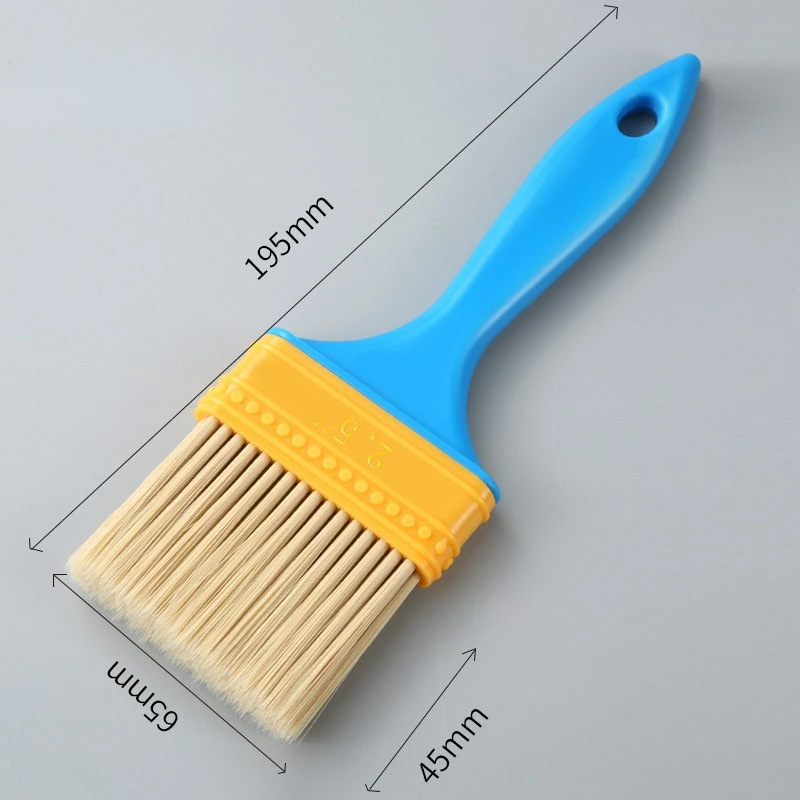 Multifunction Paint Brush with Plastic Handle for Wall and Furniture Paint Tool Painting Brushes Set Artist Paint Brushes: 2.5