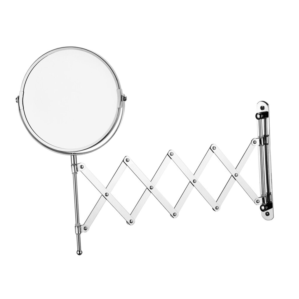 Bathroom Wall Mount Magnifying Double Sided Adjustable Makeup Shaving Mirror