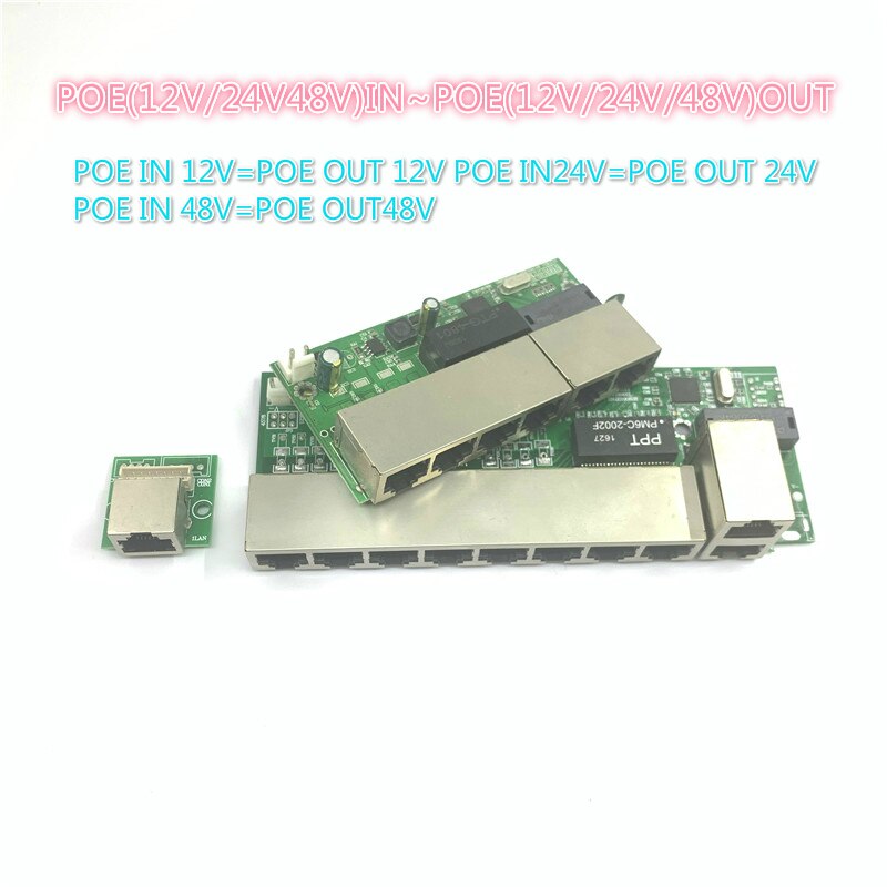 POE12V-24V-48V POE12V/24V/48V POE OUT12V/24V/48V poe switch 100 mbps POE posb; 100 mbps su collega pomodanatura; poe ha alimentato il NVR del commutatore
