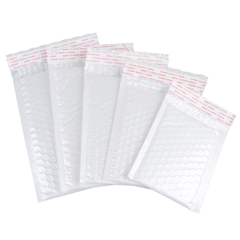 8pcs White Paper Bubble Padded Mailers Envelopes Bag Bubble Mailing Envelope Bag Packaging Bags Mailer Bags