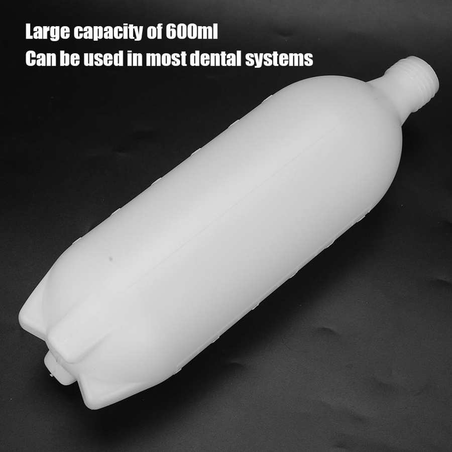 600ml transparent Wasser Lagerung Flasche Zahn Stuhl Liefert Große Kapazität Flüssigkeit Lagerung Container Zahnarzt Klinik Zubehör