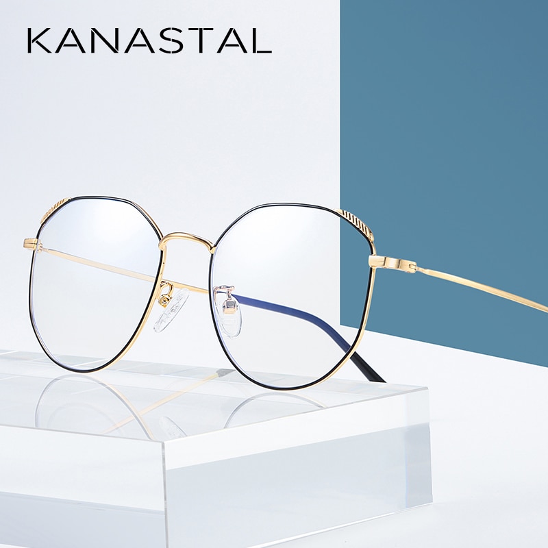 KANASTAL, gafas de protección de luz azul para ordenador, gafas ópticas para juegos, antifatiga, 1906