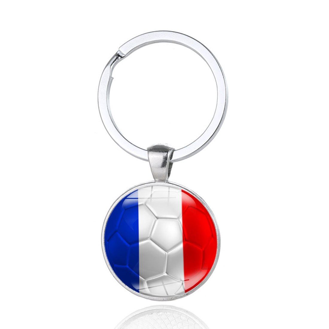 Football Keychains Key ring 32 Countries Peru Sweden Tunisia Senegal Soccer Key Chains Souvenir: France