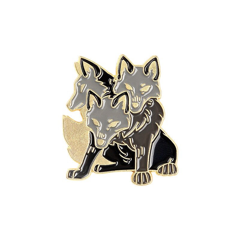 Strass esmalte raposa broches para mulheres animal denim jaqueta gola lapela pino festa causal broche pinos jóias presentes: Gold
