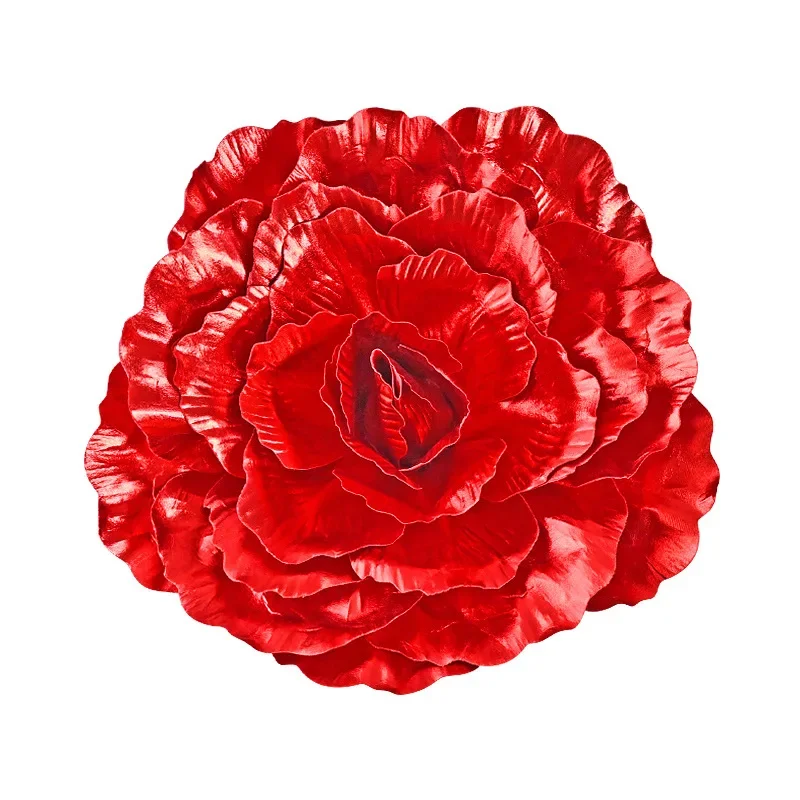 70Cm Kunstmatige Matte Heldere Doek Rose Bruiloft Decoratie Kunstbloem Etalage Studio Schieten Rekwisieten: Blauw