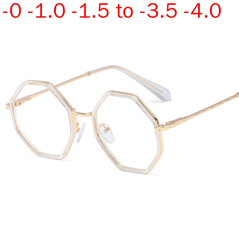 Myopia Sunglasses Photochromic Finished Men Women Myopia Eyeglasses Frame female student Sun glasses Myopia Eyewear with box NX: -1.25