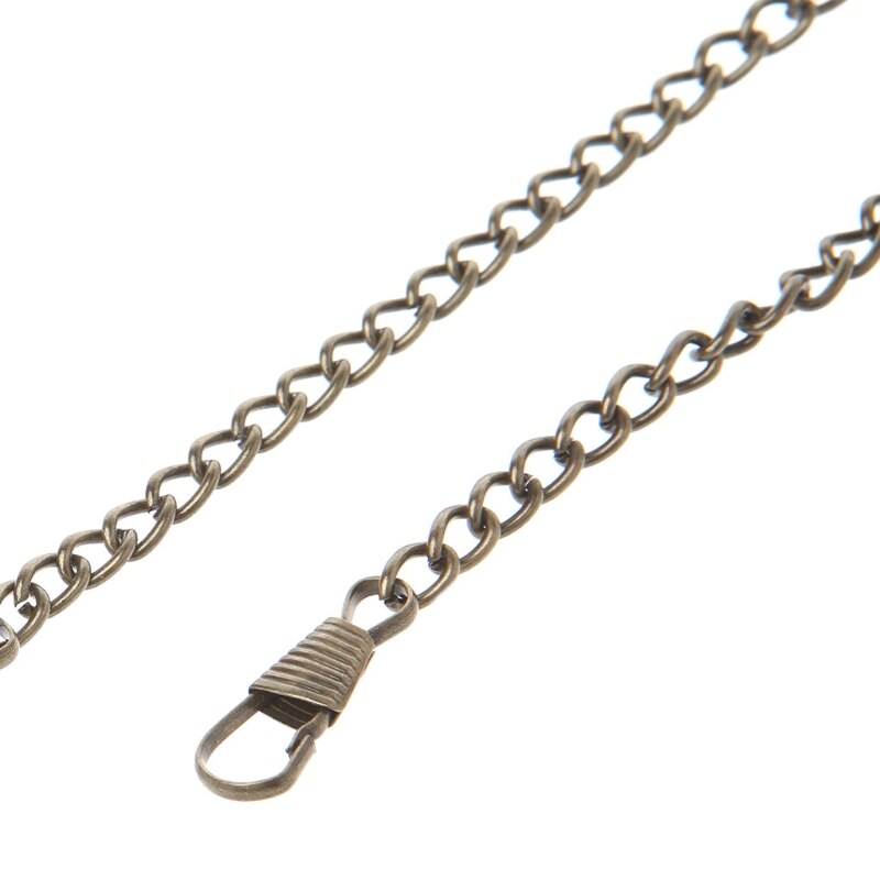 THINKTHENDO 120CM Purse Bag Strap Cross body Replacement DIY Shoulder Handbag Handle Metal Chain