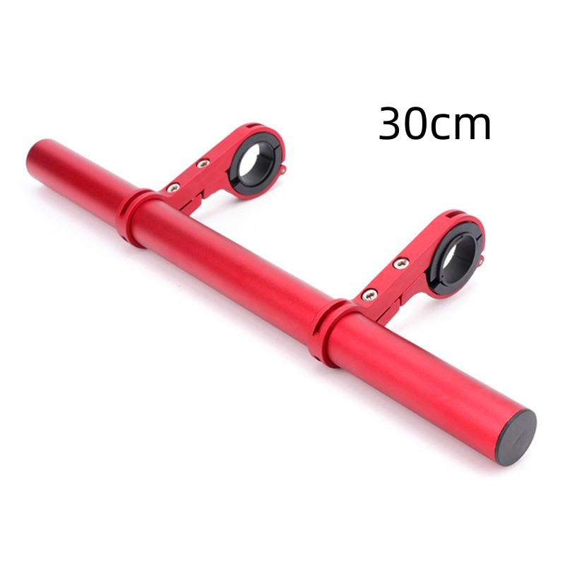Extensor de manillar de patinete eléctrico, soporte de montaje de luz de bocina, adaptador elevador de manillar, lámpara de bicicleta, accesorios de linterna: Azul
