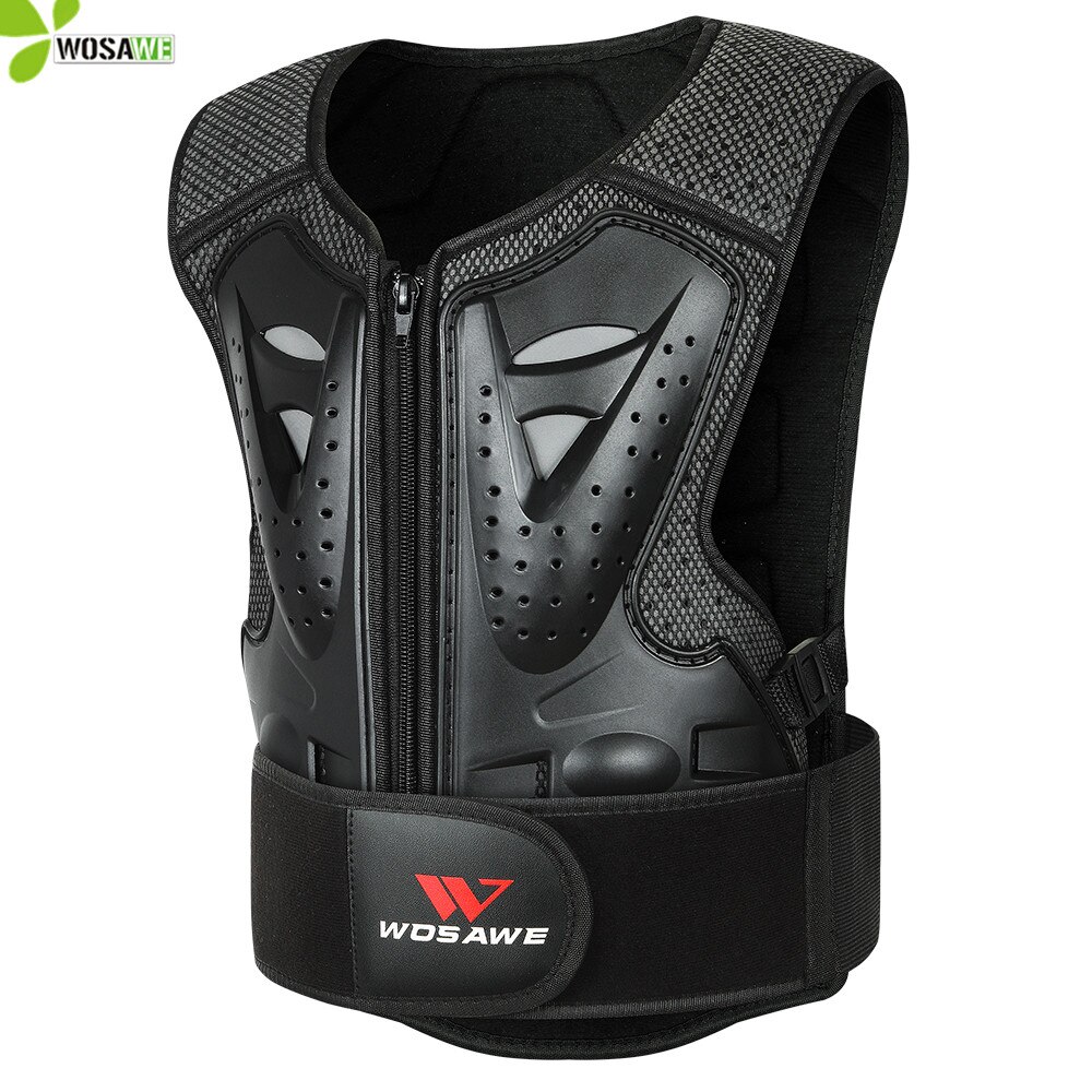 WOSAWE Kids Protective Ski Snowboard Back Body Protection Bandage Protector Jackets MTB Bike Bicycle Skateboard Motorcycle Armor