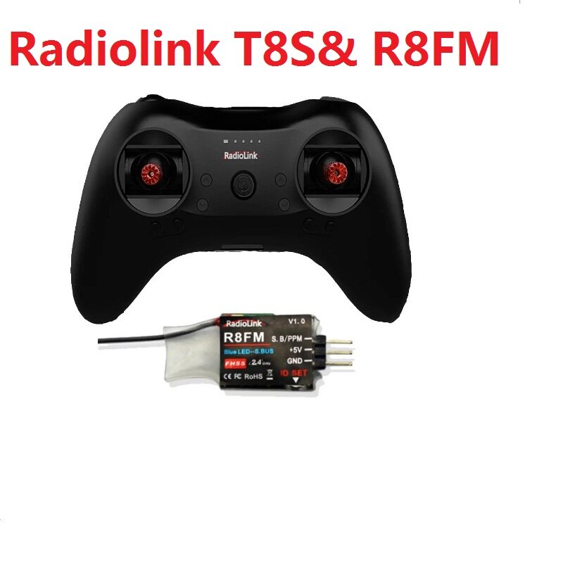 Radiolink T8S Fhss 8CH Mode2 Bluetooth Versie Rc Handvat Zender Met R8FM 2.4Ghz Ontvanger Ondersteuning S-BUS Ppm Voor Rc drone