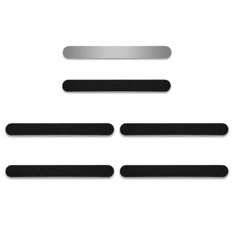 10 pcs Nail Files and Buffers with Stainless Steel Buffer Block Salon Fingernail Files Nail Art Kit: 04