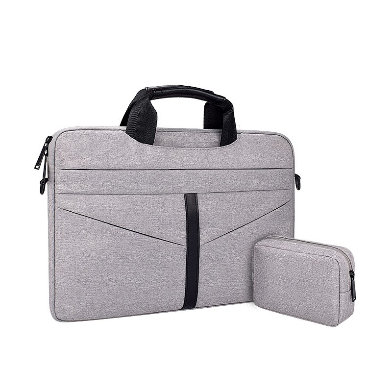 Tragbare Computer Blase Tasche Notebook Schulter Tasche Leder Laptop Tasche Seite Tasche für Männer Business Tasche Sac Bandouliere Homme: 11 15.4inch