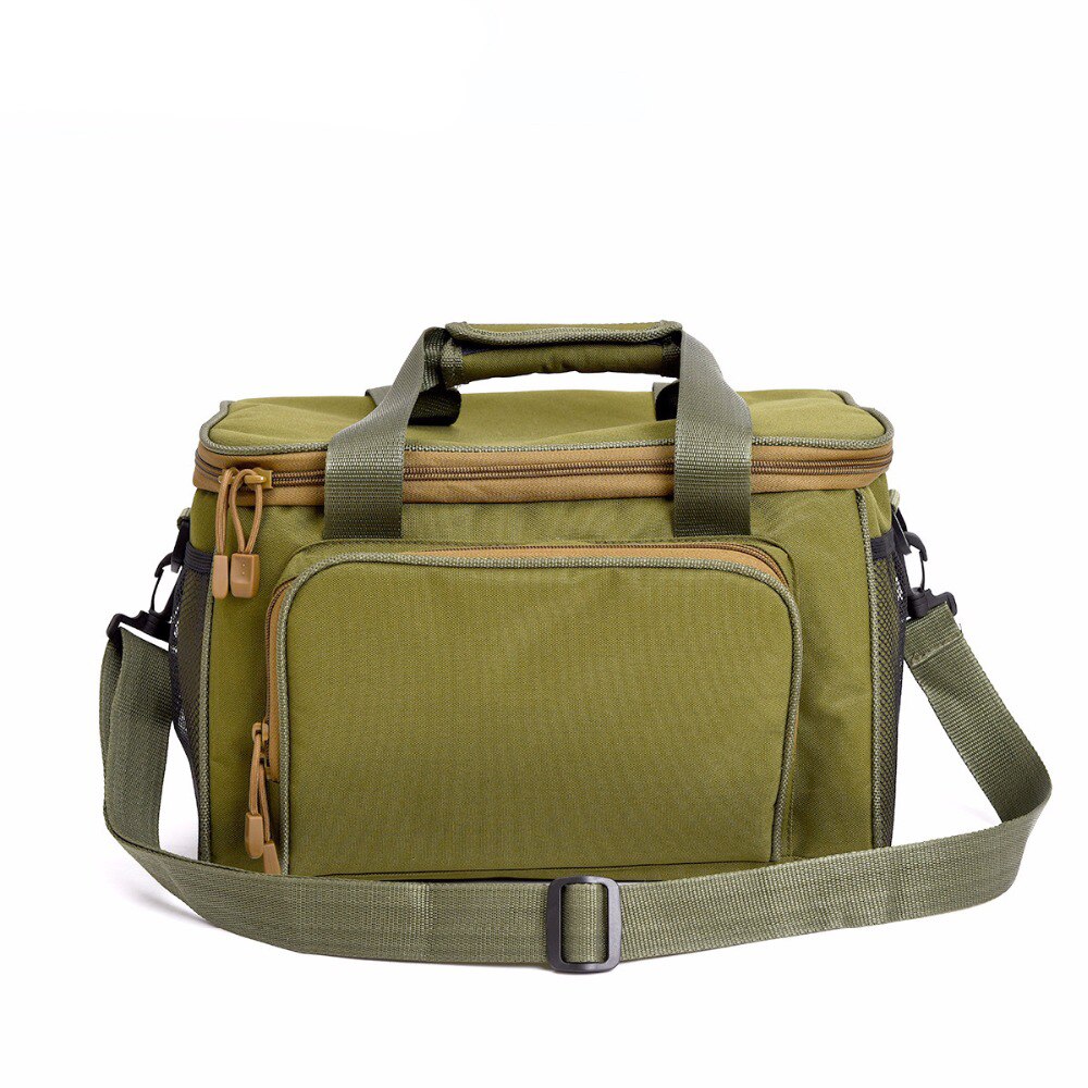 MNILOID Multifunctionele Vissen Tas Oxford Canvas Vissen Lokken Tas Visgerei Schouder Messenger Outdoor Sport Tassen Pesca