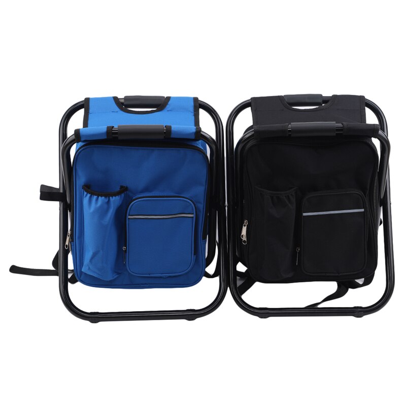 draussen Klappstuhl Camping Angeln Stuhl Hocker Tragbare Rucksack Kühler Isoliert Picknick Werkzeuge Tasche Wandern Sitz Tisch Tasche