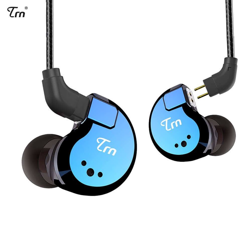 TRN V80 2BA + 2DD Hybrid Metall In Ohr Kopfhörer IEM HIFI DJ Monito Laufende Sport Kopfhörer Ohrstöpsel Headset 2Pin abnehmbare TRN V30