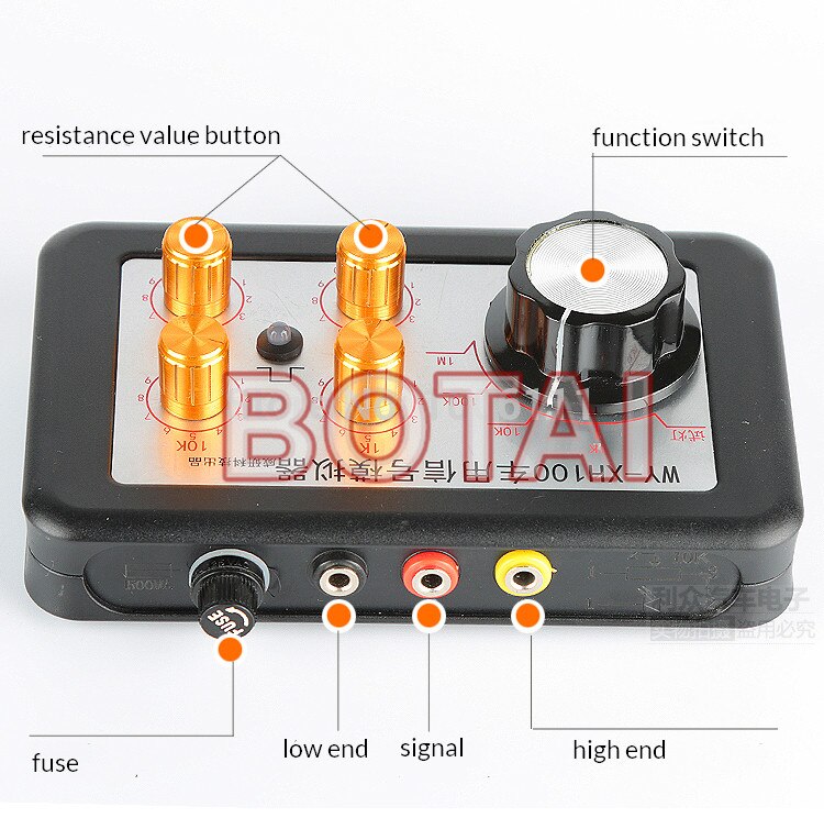 Automobile Auto Vehicle Signal Simulator Tester Can Test Water/fuel Temperature Sensor Rail Pressure Sensor Crankshaft Sensor