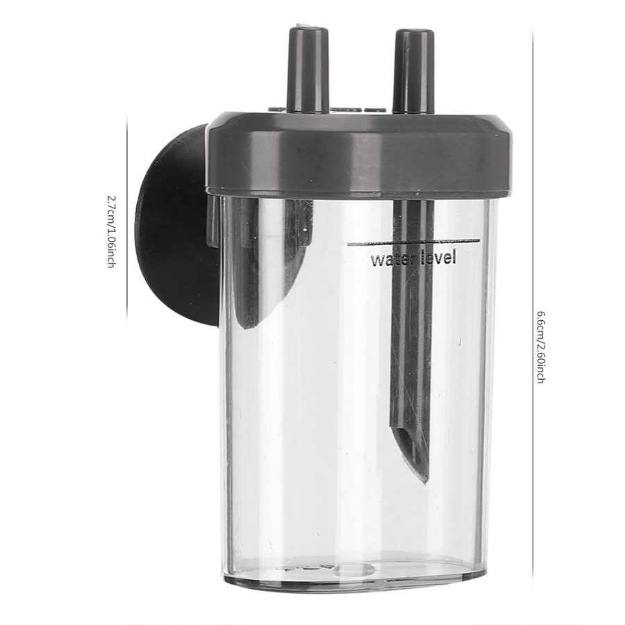 Aquarium CO2 Generator Systeem Kit Abs Aquarium Draagbare Mini Kleine Kooldioxide CO2 Bubble Teller Met Sterke Zuigkracht