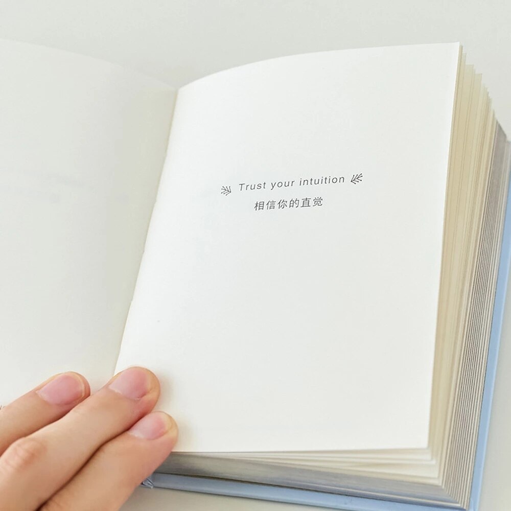 208 Sheets A6 Magic Answer Notebook Journal Diary Planner Blank Pages Memo Answers Book Hardcover Copybooks