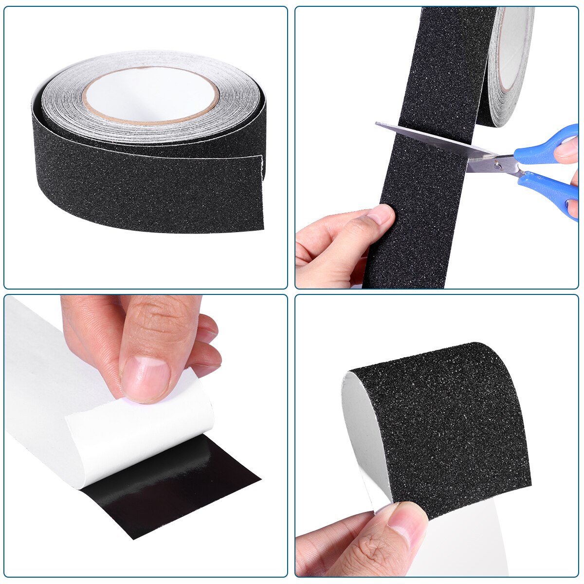 Bestomz Anti Slip Hoge Grip Zelfklevende Tape Strip Sticker Anti-Slip Tape Voor Steigers Trappen Stappen Bad Douche kamer A45