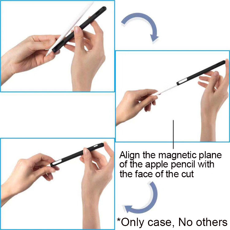 Voor Apple Pencil 2 Case Zachte Siliconen Houder Stylus Pen Cover Compatibel Voor Ipad Tablet Touch Pen Beschermhoes