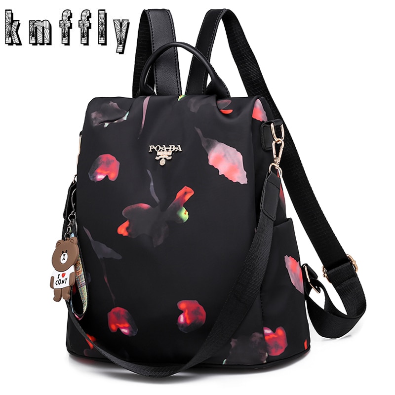 Nueva multifunción mujeres Oxford multifunción Mochila Casual Anti robo Mochila para niñas adolescentes Mochila saco un Dos Mochila